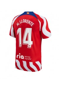 Atletico Madrid Marcos Llorente #14 Voetbaltruitje Thuis tenue 2022-23 Korte Mouw